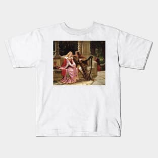 Tristan and Isolde, Edmund Blair Leighton 1902 Kids T-Shirt